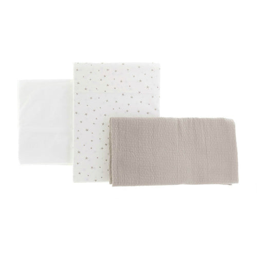 Completo Culla 3 Pz 80X120X1 Cm Magia Beige