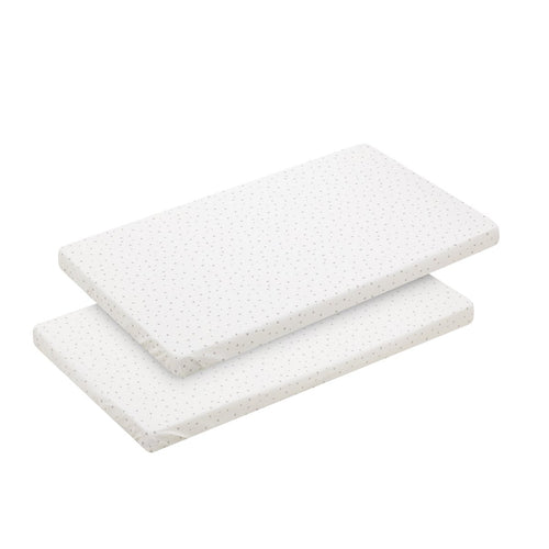 2 Lenzuolo Regolabile - Culla 50X82X10 Cm Magia Beige