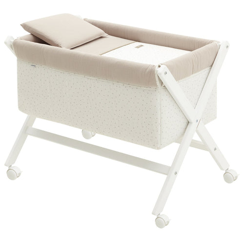 Culla X Di Legno Une Magia Beige/Bianco 55X87X74 Cm