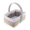Cestina Imbottita 22.5X29X29 Cm Greeny Beige