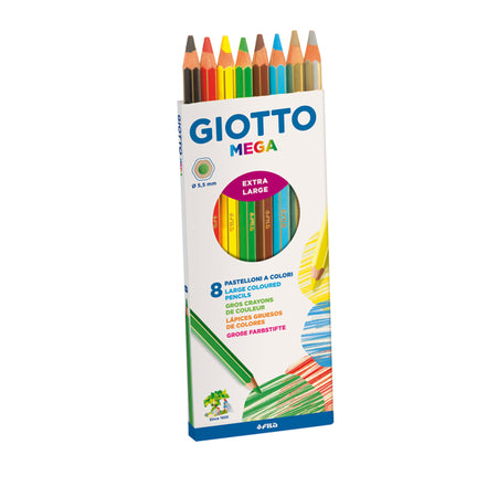 Astuccio 8 Pastelli Giotto Mega