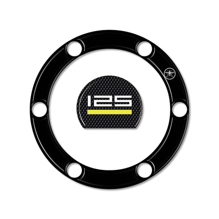 Adesivo resina 3D tappo serbatoio moto compatibile con Husqvarna Svartpilen 125
