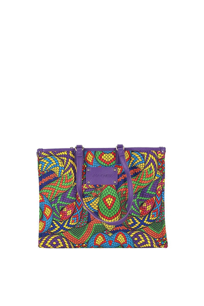 4GIVENESS | Borsa mare Athena Snake Skin