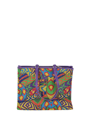 4GIVENESS | Borsa mare Athena Snake Skin