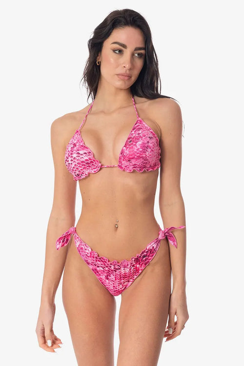 4GIVENESS | Bikini triangolo e slip Rainbow Boa