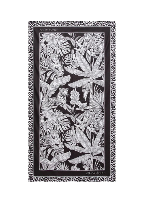 4GIVENESS | Telo mare microfibra Black&White