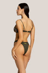 4GIVENESS | Bikini top e slip Geometrical Net