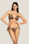 4GIVENESS | Bikini triangolo e slip Real Leopard