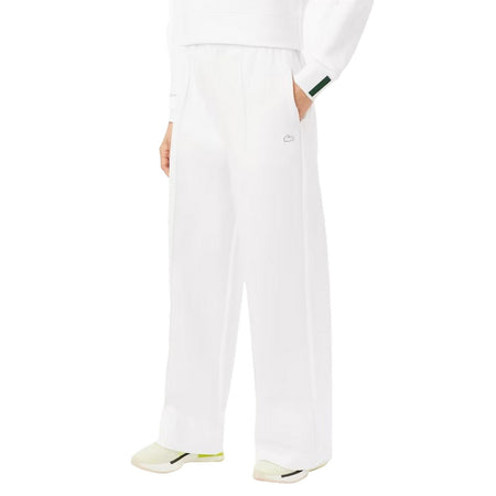 Lacoste pantaloni donna lacoste - pantalone tuta - bianco da donna