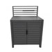 Modulo piano cucina da esterno Trinidad struttura in alluminio con ante 90 cm