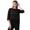 Oroblu Camicia Abbigliamento Ricamo Sangallo Sleeve VOBT66940 S70 - Passarelli Biancheria