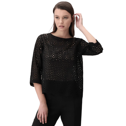 Oroblu Camicia Abbigliamento Ricamo Sangallo Sleeve VOBT66940 S70 - Passarelli Biancheria