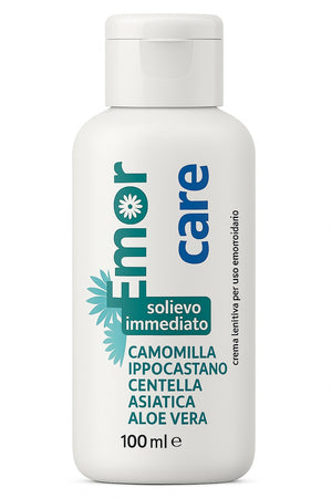 Emorcare Crema Emorroidi e Ragadi | Pomata Lenitiva con Aloe Vera e  Ingredienti Naturali - 100ml Oggibelli