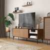 Mobile Porta TV fino 65  150x40x57cm Marrone F839-665V80CFA , soggiorno salotto nero bianco marrone grigio alto basso cassetti design da terra parete grande tavolino ingresso moderno muro parete attrezzata sala