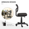 Sedia da Ufficio Ergonomica in Rete Senza Braccioli e Regolabile in Altezza, Nero HN3921-577HN3