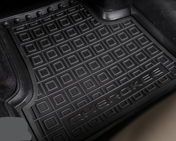 Set Tappetini in gomma su misura per Jeep Cherokee (2014+)
