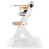 Seggiolone da Pappa 3 in 1 ENOCK con Cuscino Kinderkraft-Bianco