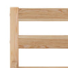 Giroletto in Legno Massello di Pino Naturale 100x200 cm VidaXL - Struttura Letto Matrimoniale Singolo per Adulti - Design Moderno, Facile Assemblaggio