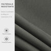 Tenda da Sole per Esterno Avvolgibile a Bracci con Apertura a Manovella, 350x250 cm, Grigio WE1840-174V00GYWE1
