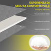 Set 2 Lettini Prendisole con Schienale Reclinabile e Tasca, in Acciaio e Poliestere, 65x188x36 cm, Grigio e Nero 84G-268V01GY