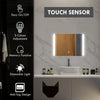 Specchio Bagno con Luce LED a 3 Temperature, Interruttore Touch e Antiappannamento, 70x50cm PL9834-661V90SRPL9