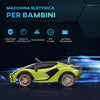Lamborghini Macchina Elettrica per Bambini 12V con Fari e Musica, Telecomando e Velocità 3-5km/h, Età 3-5 Anni, 108x62x40cm, Verde NB9370-171V90GNNB9