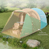 Tenda da Campeggio 2-4 Posti Impermeabile a Tunnel con Borsa di Trasporto, 460x260x190 cm, Verde ED3A20-399V00GNED3