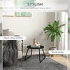 Tavolino da Esterno in Metallo Nero KJ684G-311V00BKKJ6 , basso nero bianco marrone grgio design moderno sala moderno alto rotondo