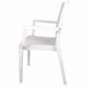 Sedia in Polipropilene  Phoenix con braccioli effetto rattan, adatto per bar e strutture