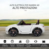Macchina Elettrica per Bambini Bentley con 2 Portiere Guida Manuale e Telecomando, Fari e Suoni, 108x60x43cm, Bianco FG4370-045FG4