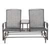 Dondolo da Giardino a Due Posti con Tavolino 81 × 147 × 100cm 84A-011