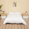 Comodino con 2 Cassetti in Legno, Design Moderno e Impilabile, 50x40x47.5cm AS3831-476NDAS3
