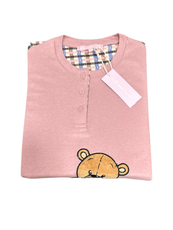 Pigiama Bimba Milk and Honey Adela in Cotone Interlock – Made in Italy