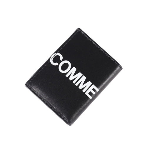 COMME DES GARCONS WALLET Huge Logo Wallet in Black da donna