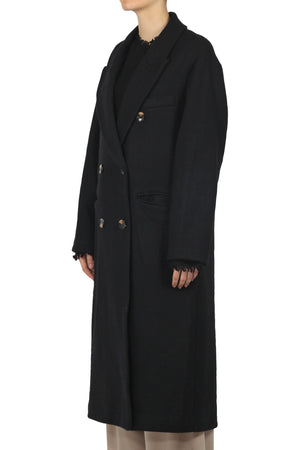 LA FEMME BLANCHE La Femme Blanche - Cappotto - 442128 - Nero da donna