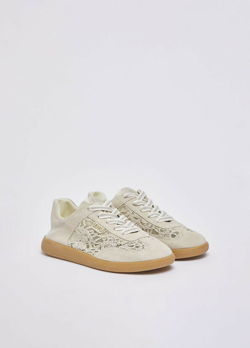 Liujo Donna Sneakers con ricamo macramè