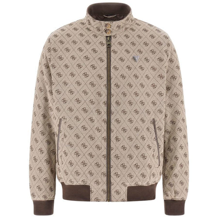 Guess giacca con logo 4G jacquard M5YL04 WGUE0 FN4K