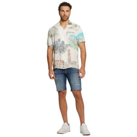 Guess t-shirt camicia manica corta Riviera M4GH57 WD4Z2