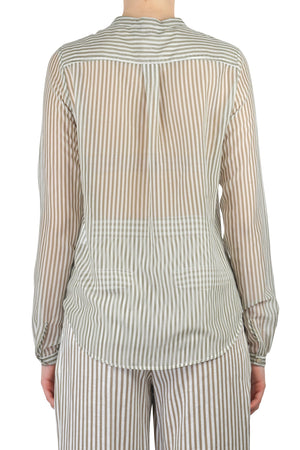 JUCCA Jucca - Blusa - 451206 - Verde/Bianco da donna