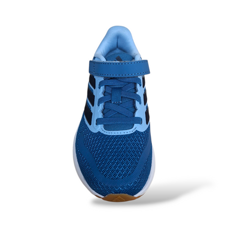 Adidas Runfalcon Bambino Blue Nero | Scarpe Sportive Leggere con Velcro Primavera Estate