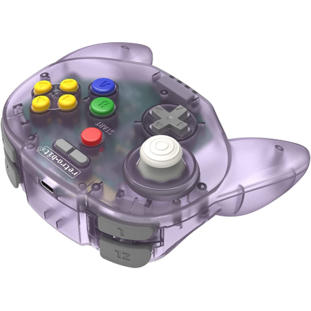 Retro Bit Tribute 64 2.4G Purple (Viola) Switch/N64