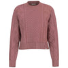 Guess maglione rosa a trecce GJ W5BR09 Z0561 G64T