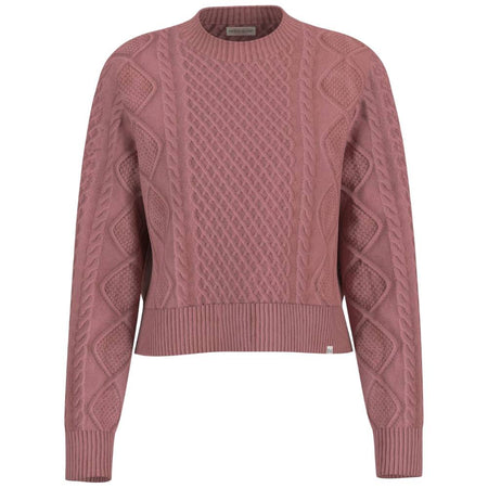 Guess maglione rosa a trecce GJ W5BR09 Z0561 G64T