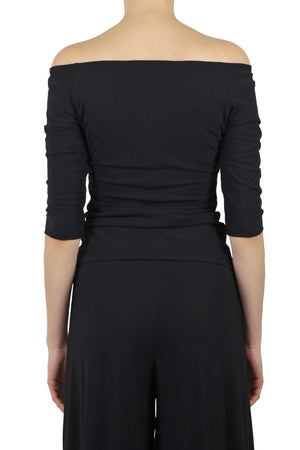 MALIPARMI Maliparmi - T-shirt - 450749 - Nero da donna