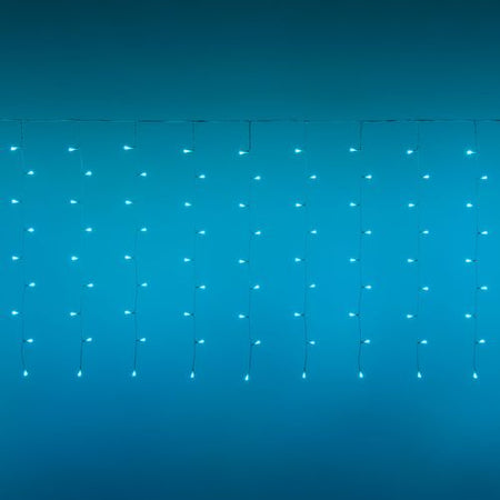 Tenda luminosa 180 led multicolor di Natale cascata da interno ed esterno 400 cm