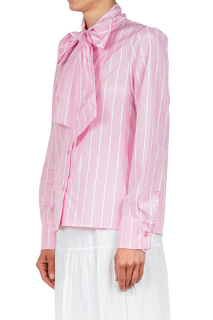 LA FEMME BLANCHE La Femme Blanche - Camicia - 451489 - Bianco/Rosa da donna
