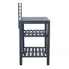 Modulo piano cucina da esterno Trinidad struttura in alluminio antracite 90 cm