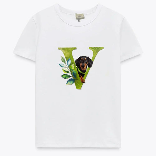 T-shirt Vicolo con cane bassotto