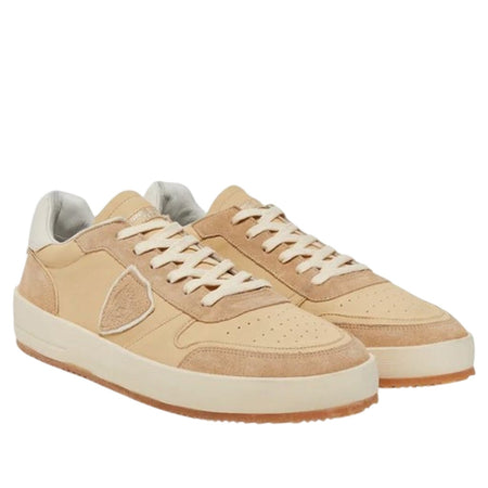 Philippe Model sneaker uomo philippe model - nice low man - beige da uomo
