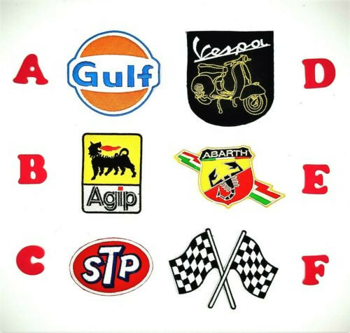 Etichette Tessute Ricamate Patch Toppa Brand Loghi termoadesive